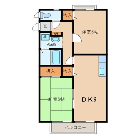 桜町前駅 徒歩5分 2階の物件間取画像